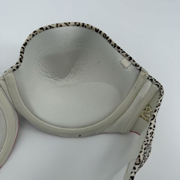 Maidenform Sweet Nothings Leopard Print Strapless Bra Size 38C - Picture 6 of 10